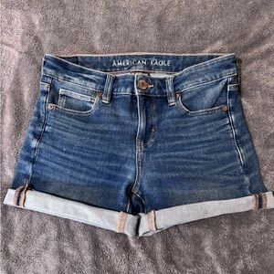 American Eagle Outfitters Blue Denim Womens Shorts